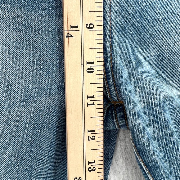 IRO Jeans Womens 28 Blue Silver Jones Sequin Embellished Mid Rise Slim Leg Denim - Picture 14 of 15